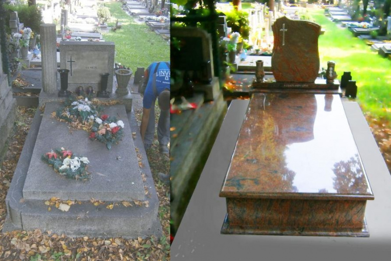 Náhrobky a pamätníky